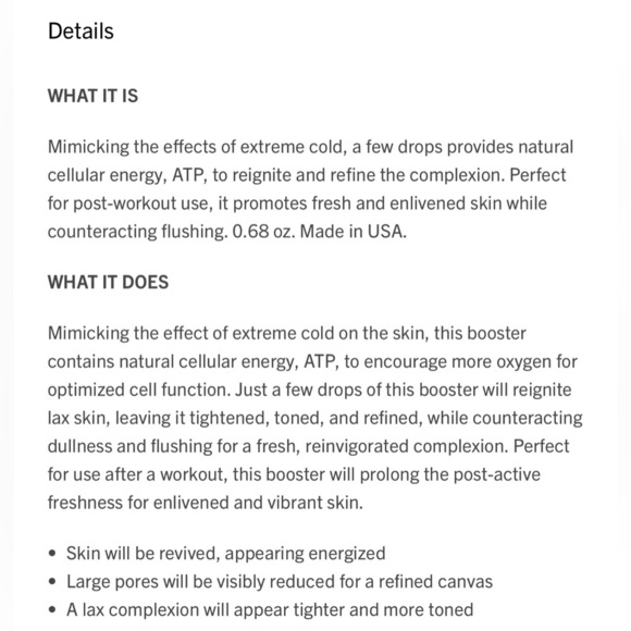 111SKIN Cryo ATP Sports Booster - Blue - Picture 2 of 5